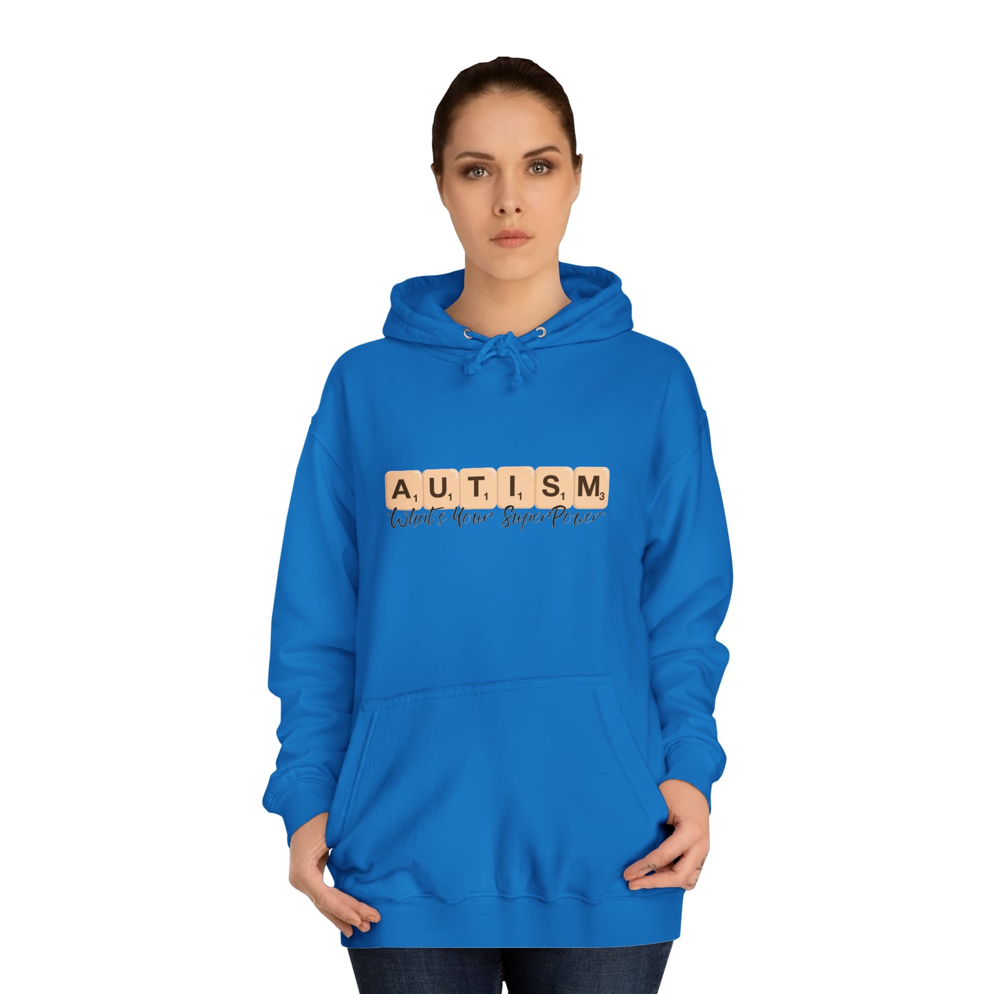 Unisex Autism Awareness "Whats your Superpower" Hoodie